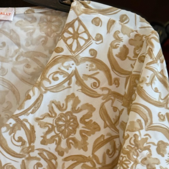 Jude Connally XS Daniella top painted tile sand print jude cloth - Picture 5 of 6